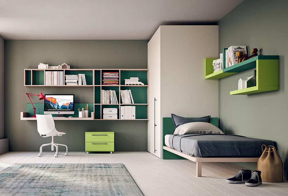 Шкаф с рабочей зоной «Марти» 2