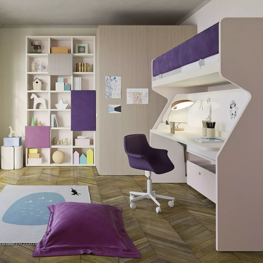 Шкаф с рабочей зоной «Марти» 2