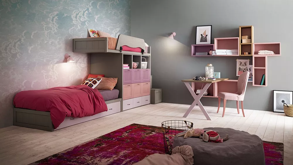 Шкаф с рабочей зоной «Марти» 2