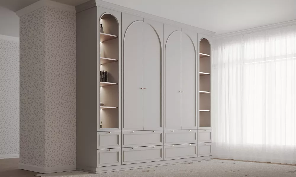 Шкаф с рабочей зоной «Марти» 2