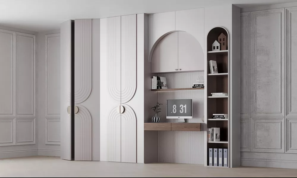 Шкаф с рабочей зоной «Марти» 2