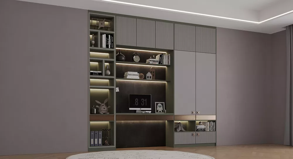 Шкаф с рабочей зоной «Марти» 2