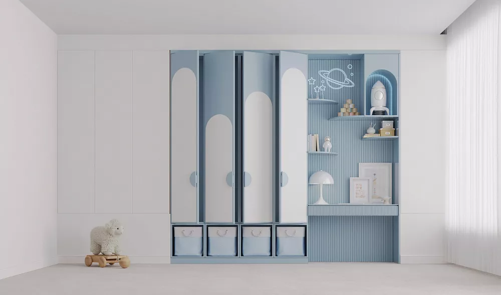 Шкаф с рабочей зоной «Марти» 2