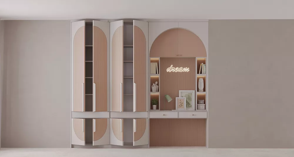 Шкаф с рабочей зоной «Марти» 2